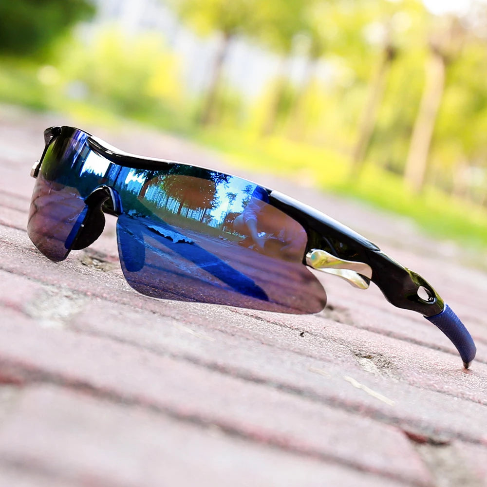 UV protection Sport-Sunglasses Black & Purple Colored #3881 – Mi Amore